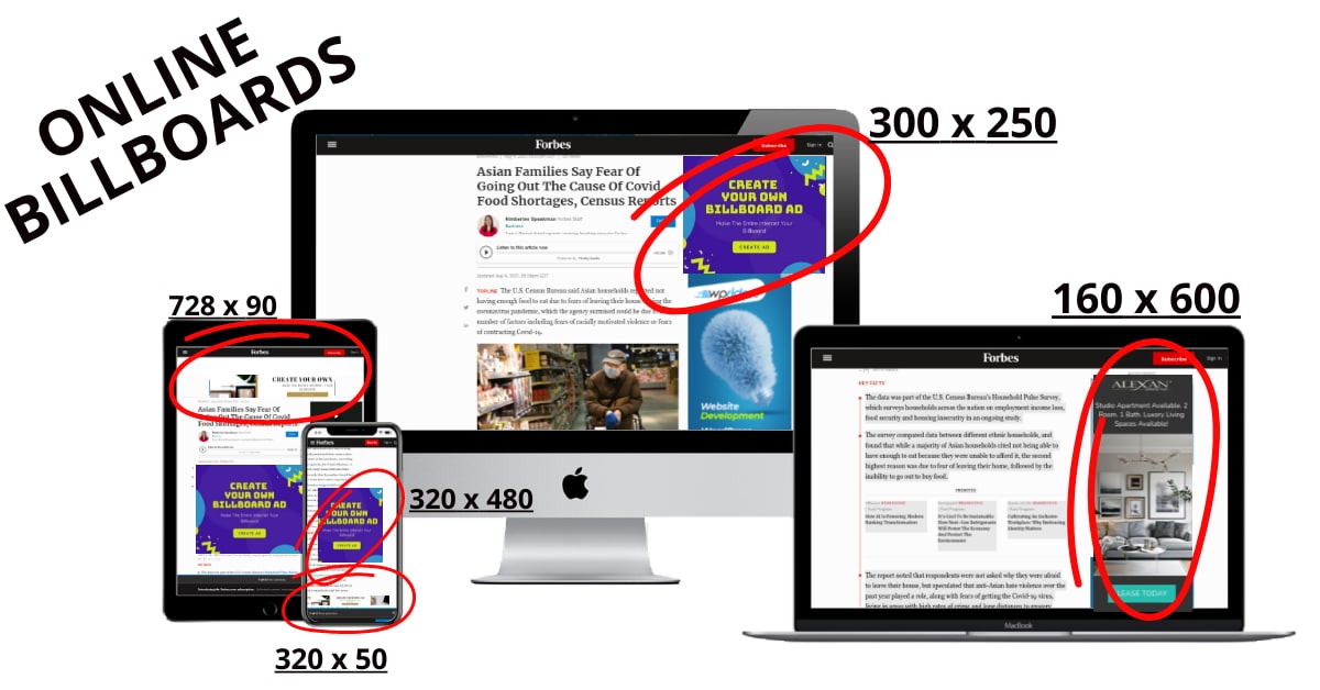 Online Billboards - My Online Billboard Advertising Options Example
