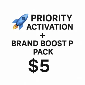 Priority Activation + Brand Boost Pack